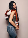 Female Wearing Limited Edition Red Panda SpiritHood