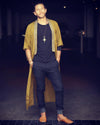 Unisex Kimono | Color Blocked Yellow & Purple