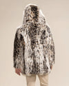 Hooded Men's Faux Fur Coat | Lil' Cheetah | Made-To-Order