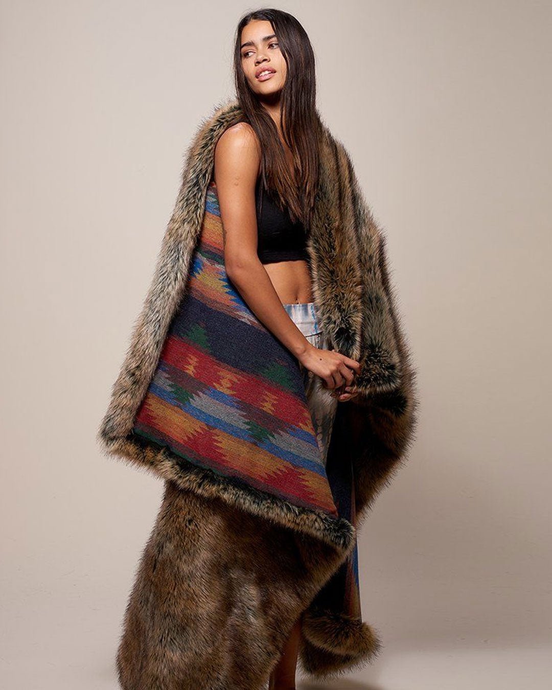 Direwolf Faux Fur Throw, view 3