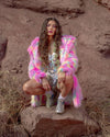 Classic Women's Faux Fur Coat | Dreamland Cat