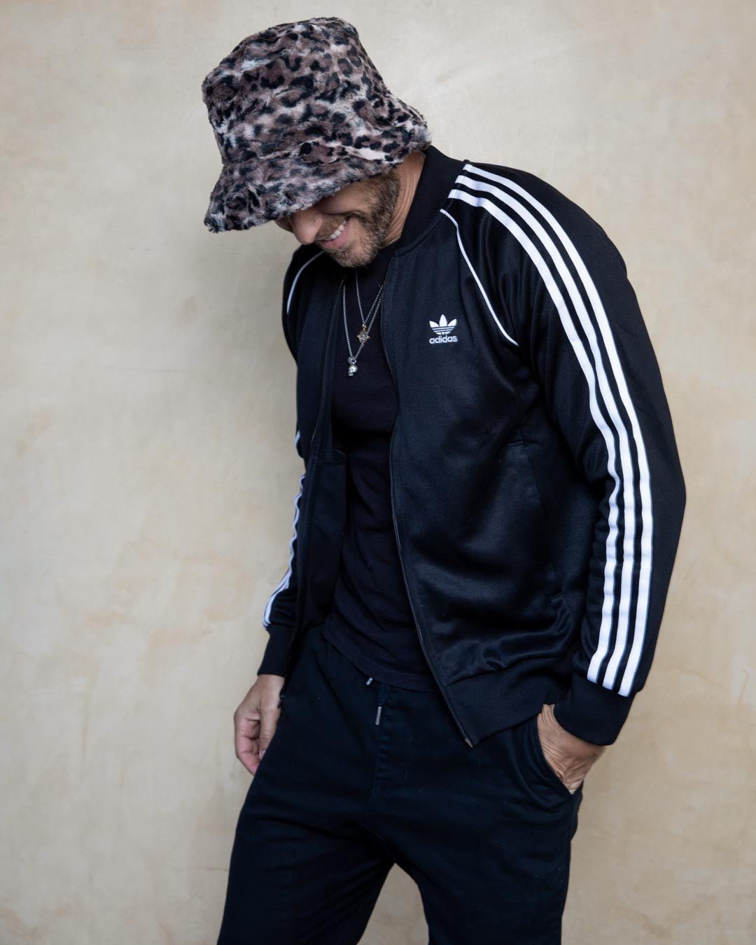 Bobcat Faux Fur Bucket Hat | Men's