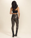 *Sample* Metallic Leggings | Metallic Leopard - MEDIUM