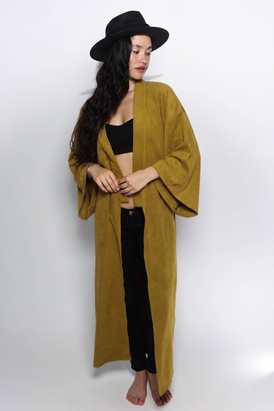 Unisex Kimono | Solid Color - Dijon Gold