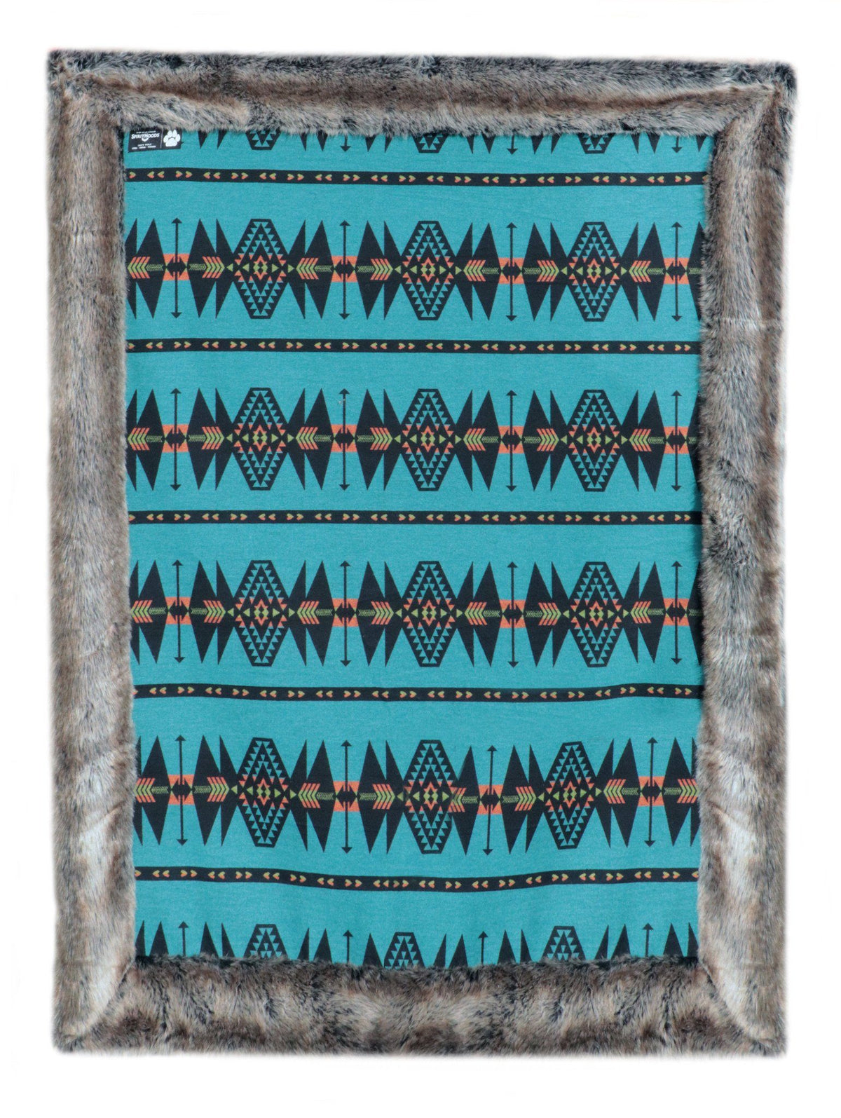 *Almost Purfect* Faux Fur Large Blanket | Grey Wolf