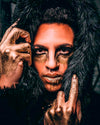 Classic Men's Faux Fur Coat | Black Panther