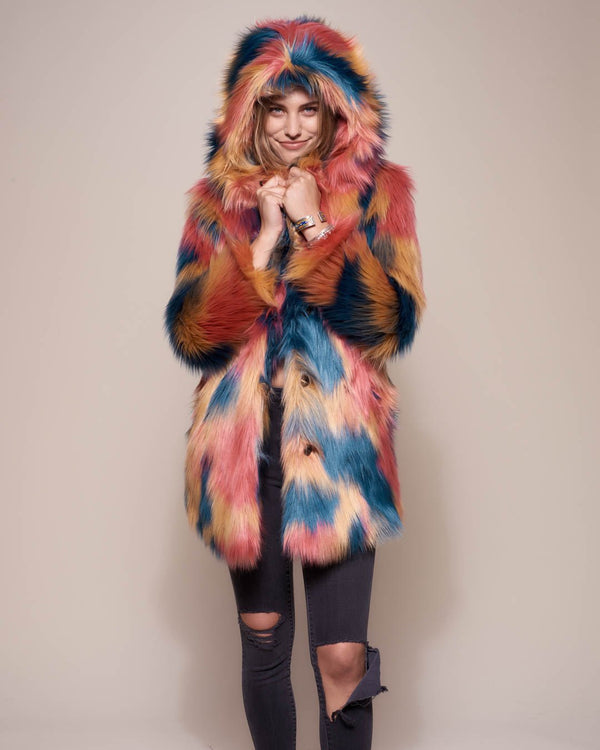 AMERICAN SWALLOW HOODED FAUX FUR COAT | WOMEN'S - Elevate Your
