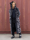 Man wearing Tiger Classic Faux Fur Style Robe, front view 4