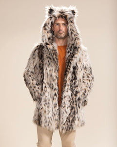 LeopardSpottedCoatwithHoodandE
