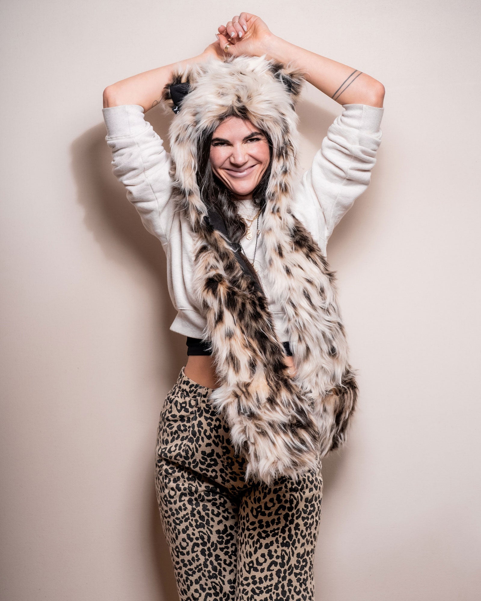Lil&#39; Cheetah Faux Fur Hood | Women&#39;s