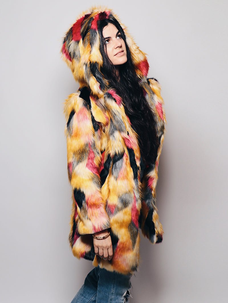 Limited Edition Monarch Butterfly Faux Fur Coat - SpiritHoods