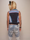 Man wearing Red Fox 2.0 Faux Fur SpiritHood, back view