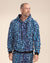 Electric Blue Lynx Classic Collector Edition Ultra Soft Faux Fur Hoodie | Men's