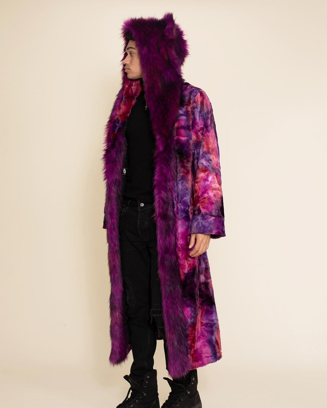 Purple Panther Classic Faux Fur Style Robe | Men's