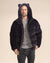 Slate Leopard Classic ULTRA SOFT Faux Fur Puffer Jacket | Men's