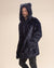 Indigo Leopard Classic Collector Edition Faux Fur Coat | Men's