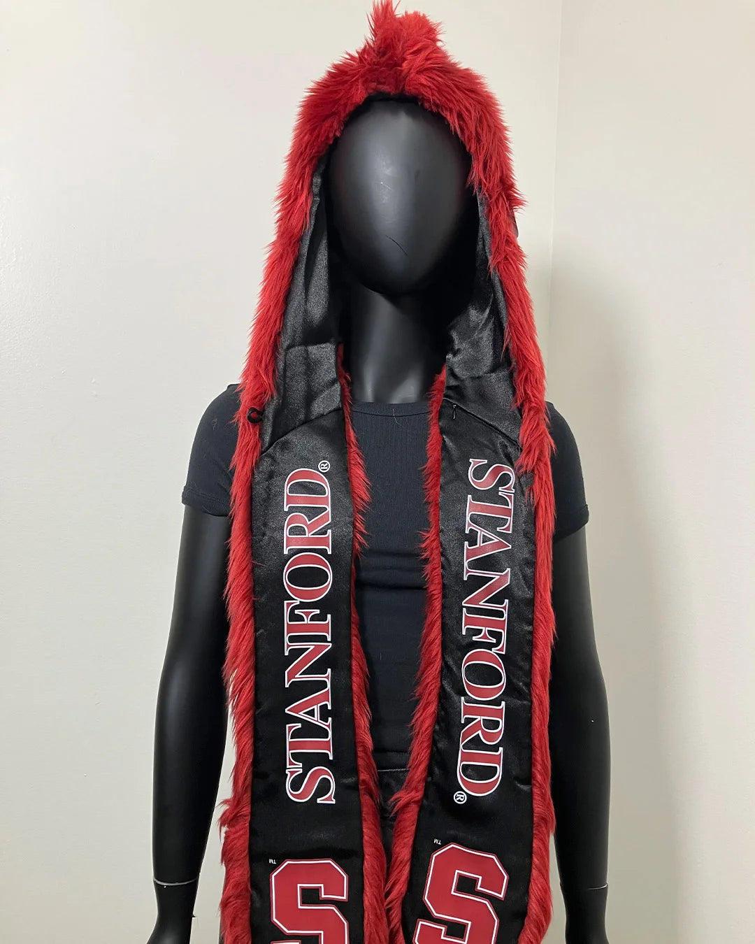 *Last Stock* Teams Faux Fur SpiritHood | Stanford
