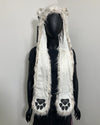 Almost Purfect Faux Fur SpiritHood | Baby Snow Leopard