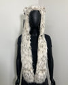 Almost Purfect Faux Fur SpiritHood | Baby Snow Leopard