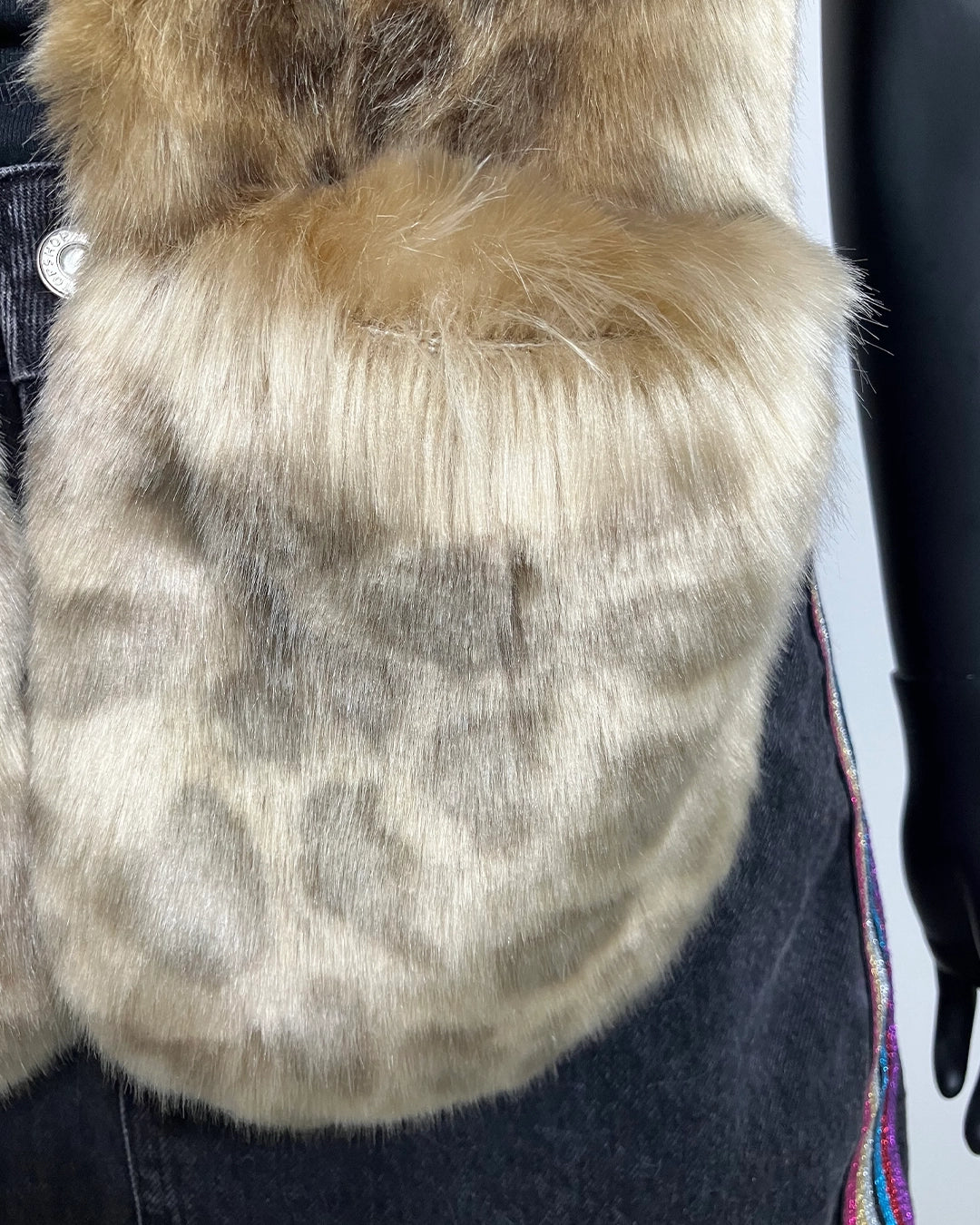 *Almost Purfect* Faux Fur SpiritHood | African Golden Cat