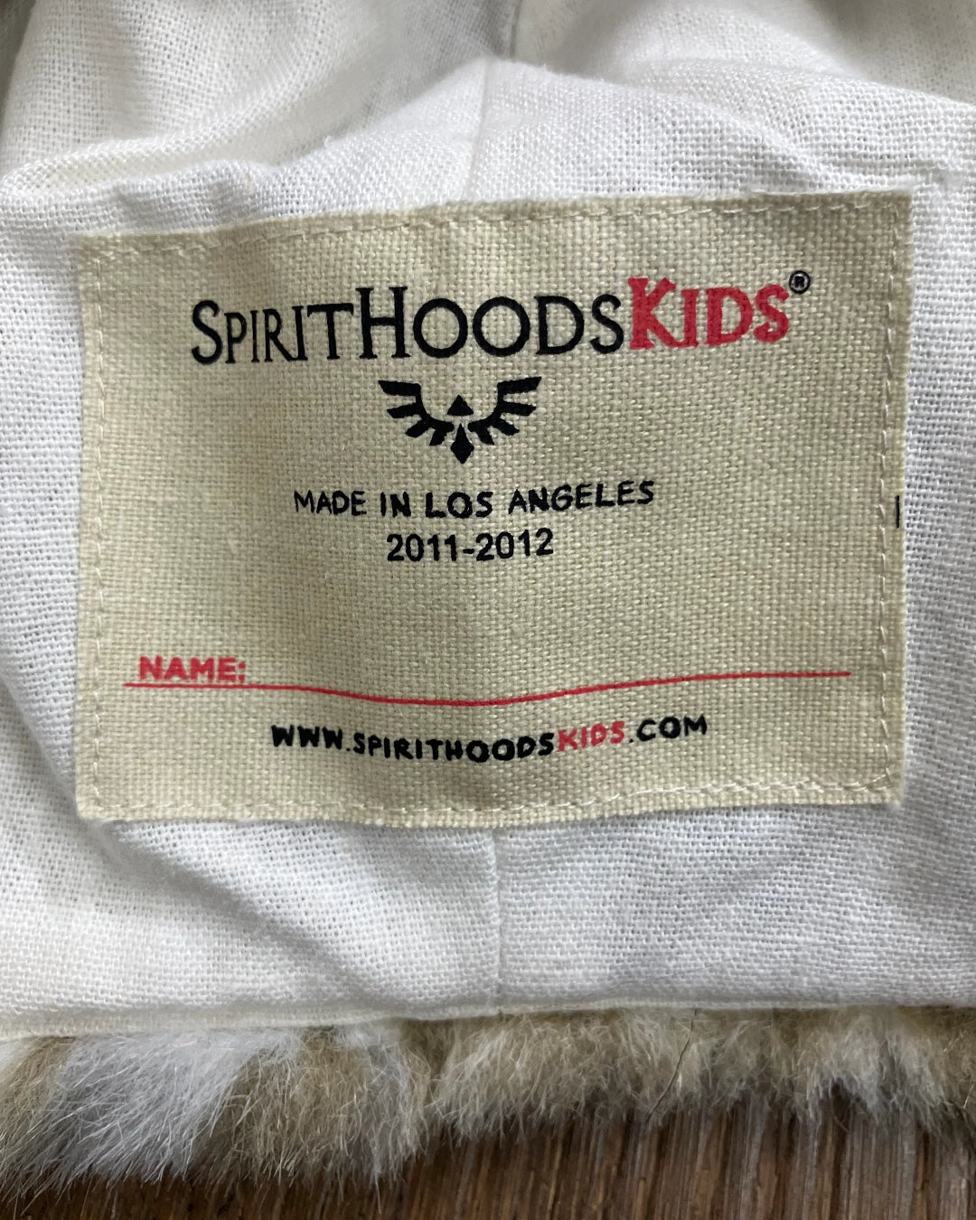 *Last Stock* Kids Faux Fur Hood | Siberian Snow Leopard