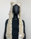 *Last Stock* Kids Faux Fur Hood | Siberian Snow Leopard