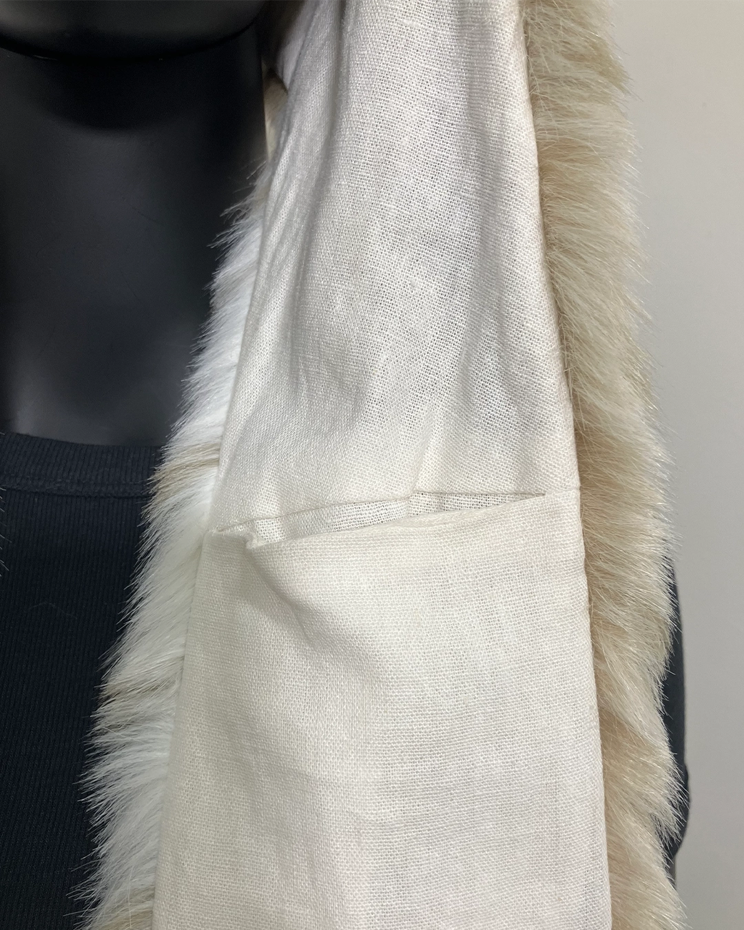 *Last Stock* Kids Faux Fur Hood | Siberian Snow Leopard