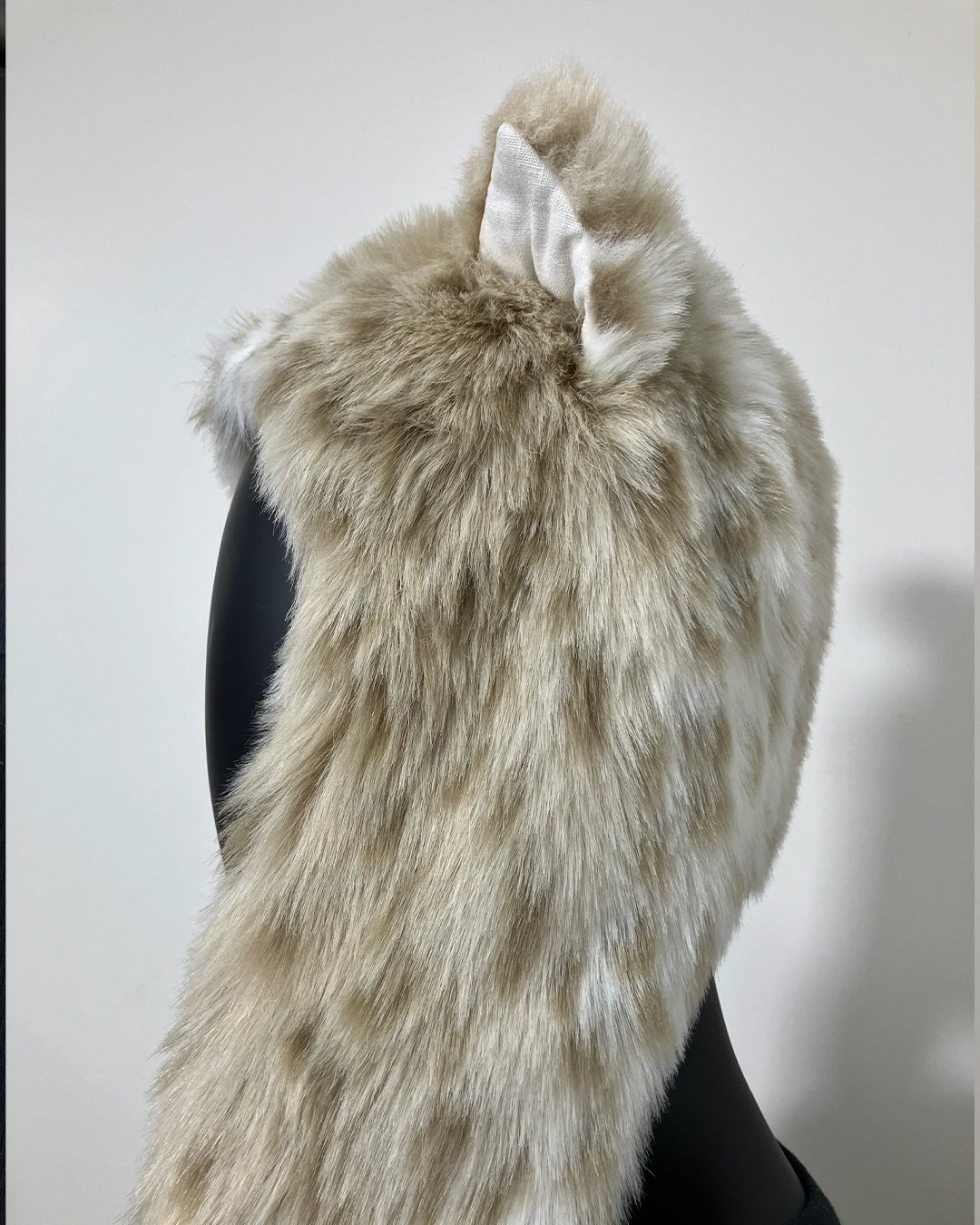 *Last Stock* Kids Faux Fur Hood | Siberian Snow Leopard
