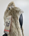 *Last Stock* Kids Faux Fur Hood | Siberian Snow Leopard