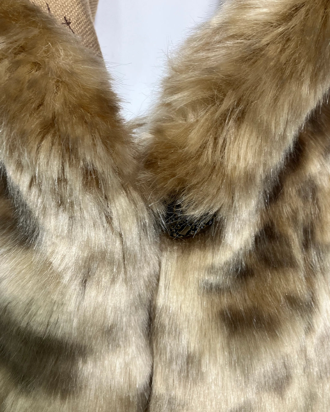 *Almost Purfect* Classic Luxe Faux Fur Shawl | African Golden Cat