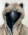 *Almost Purfect* Classic Faux Fur Shawl | Dire Wolf