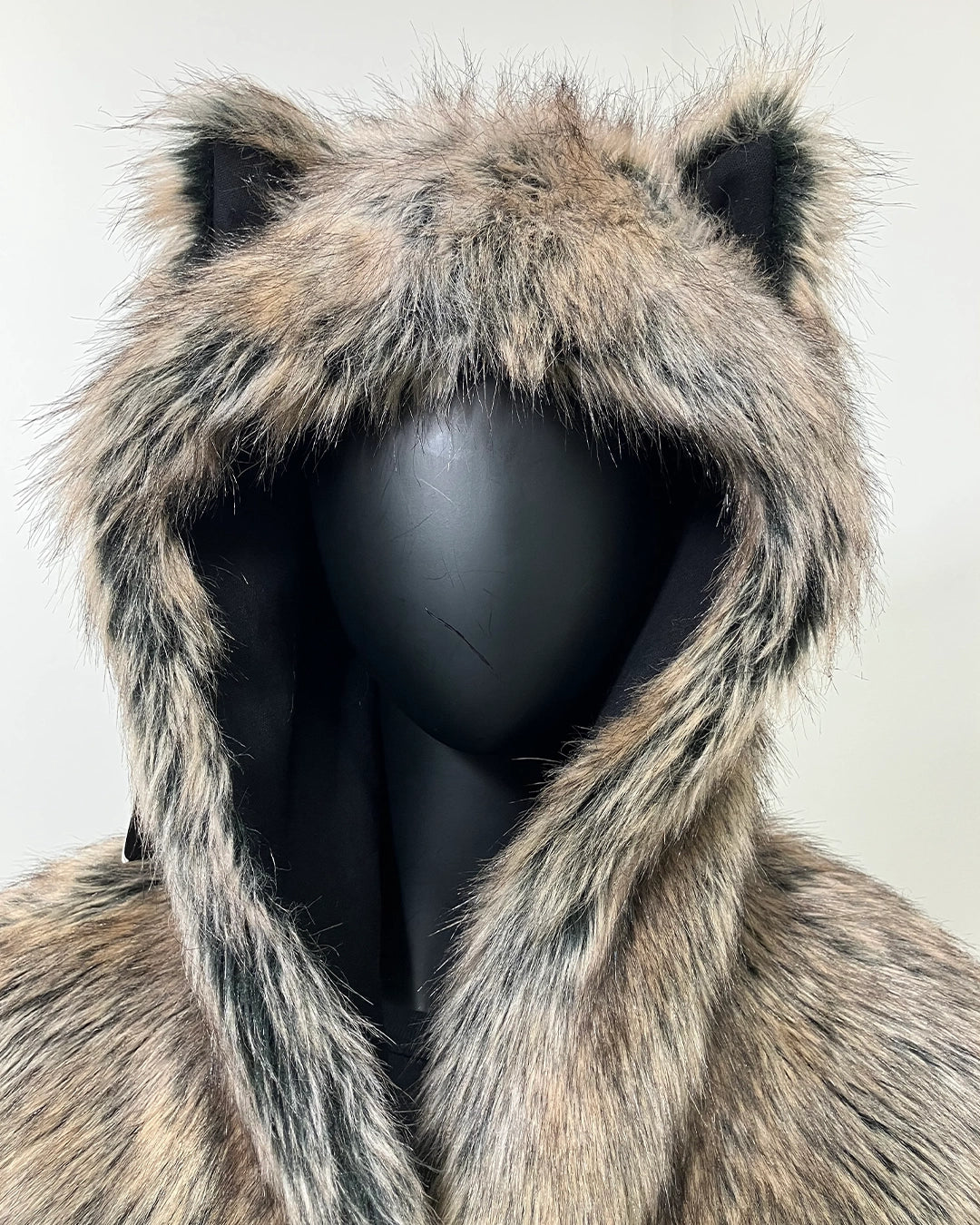 *Almost Purfect* Classic Faux Fur Shawl | Dire Wolf