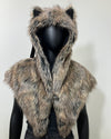 *Almost Purfect* Classic Faux Fur Shawl | Dire Wolf