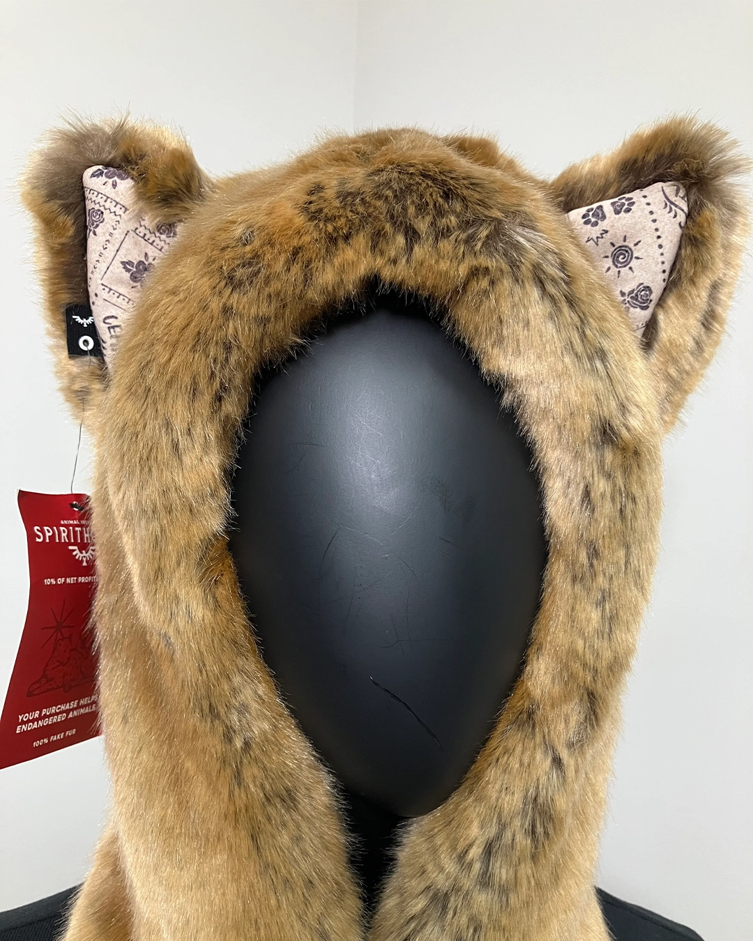 *Last Stock* Dia De Los Muertos Luxe C.E Faux Fur SpiritHood | Coyote