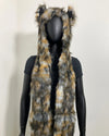 Last Stock Collector Edition Faux Fur SpiritHood | Brindle Wolf