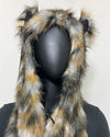 Last Stock Collector Edition Faux Fur SpiritHood | Brindle Wolf