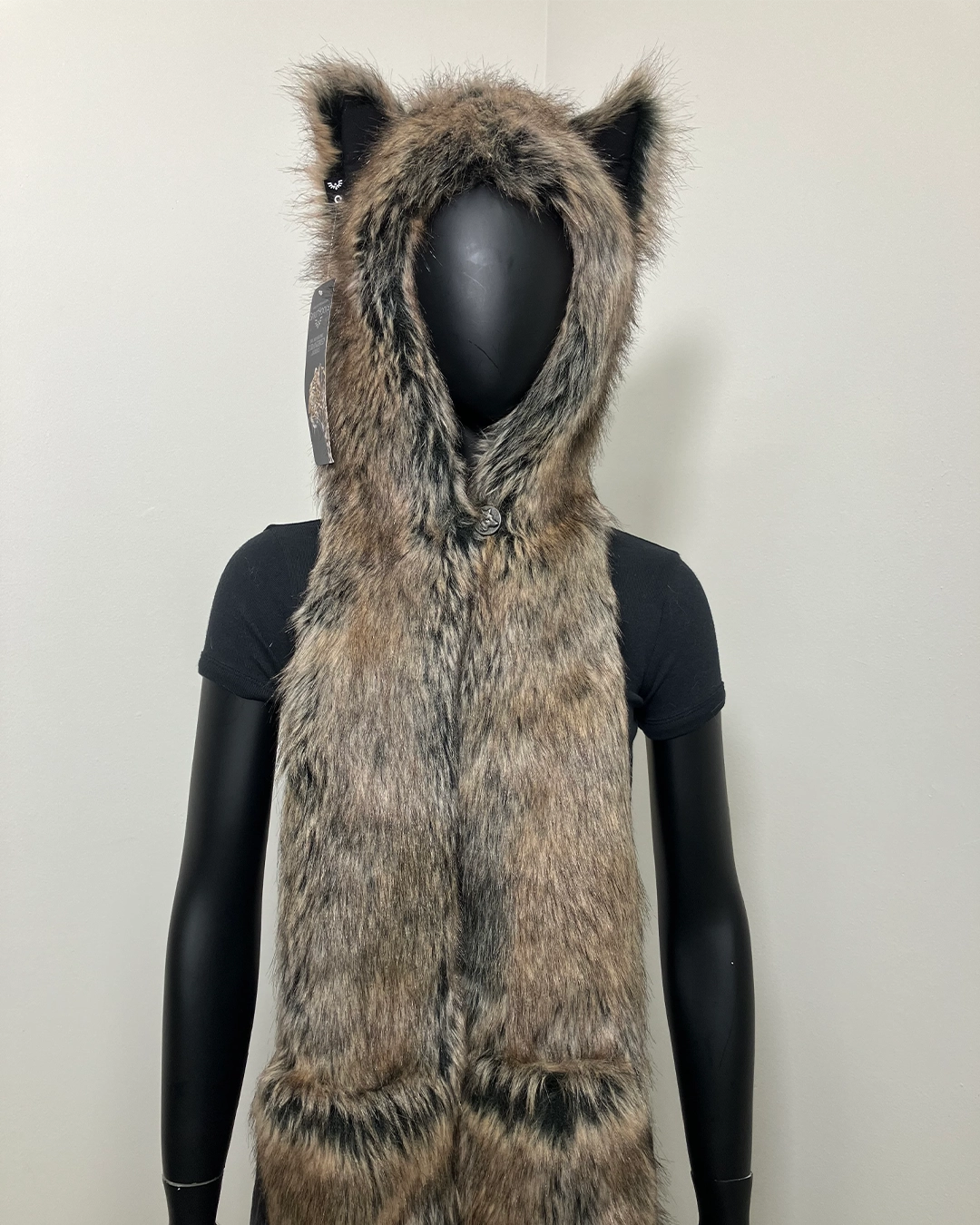 *Almost Purfect* Faux Fur SpiritHood | Dire Wolf