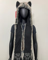 *Last Stock* Faux Fur SpiritHood | Grey Wolf