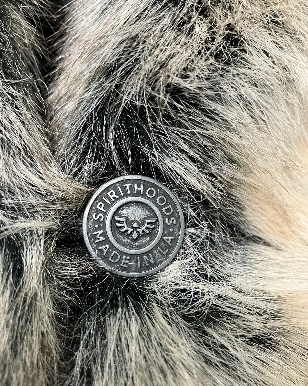 *Last Stock* Faux Fur SpiritHood | Grey Wolf