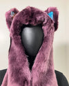 *Almost Purfect* Luxe Collector Edition Faux Fur SpiritHood | Lavender Wolf
