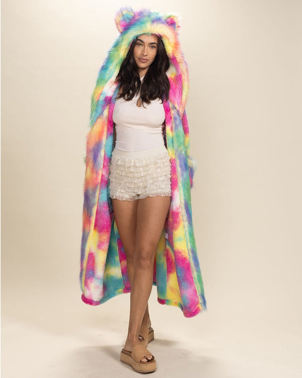 Luxury Robe for Women, Luxury Bathrobe | Rainbow Bear - SpiritHoods