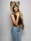 Collector Edition Faux Fur SpiritHood in Santa Fe Wolf Design