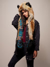 Woman Wearing Collector Edition Red Fox 2.0 SpiritHood