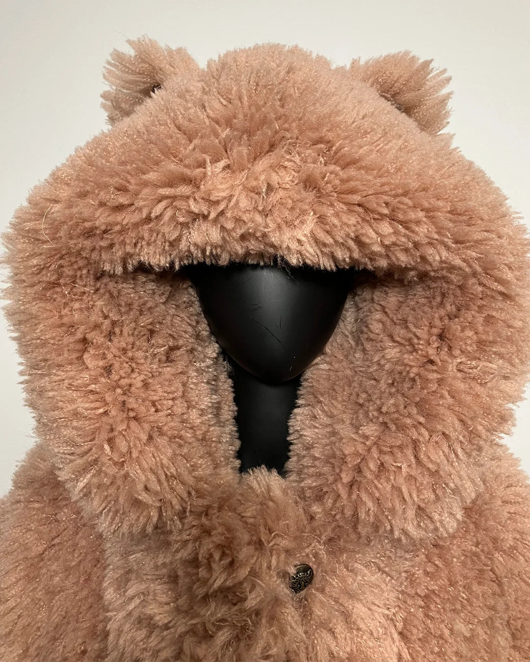 *One Of A Kind* Classic Faux Fur Coat | Blush Leopard - MEDIUM