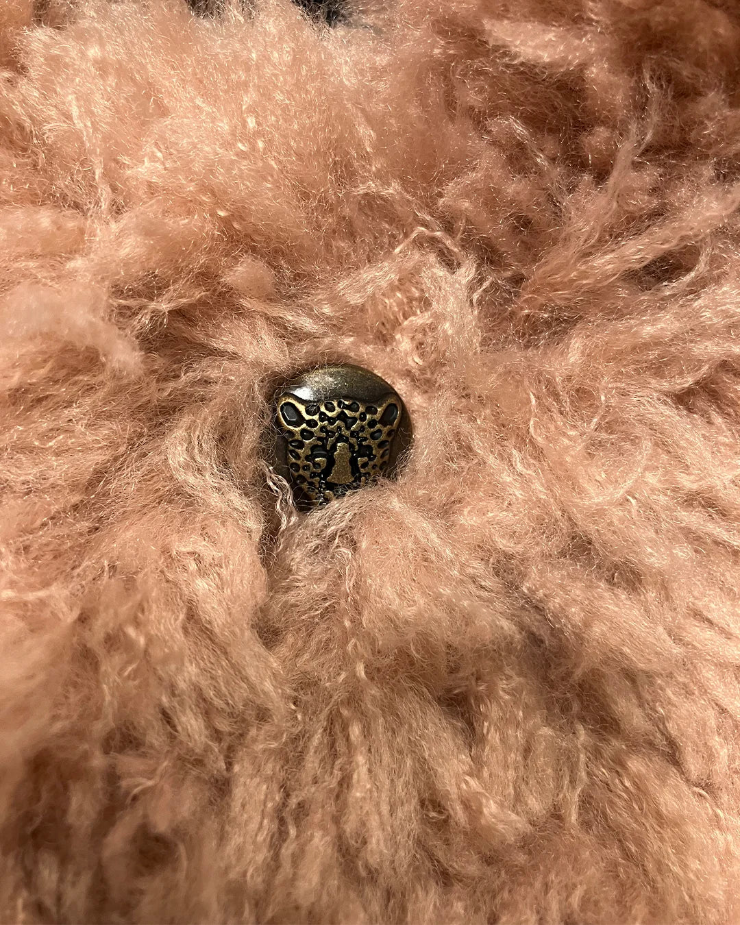 *One Of A Kind* Classic Faux Fur Coat | Blush Leopard - MEDIUM