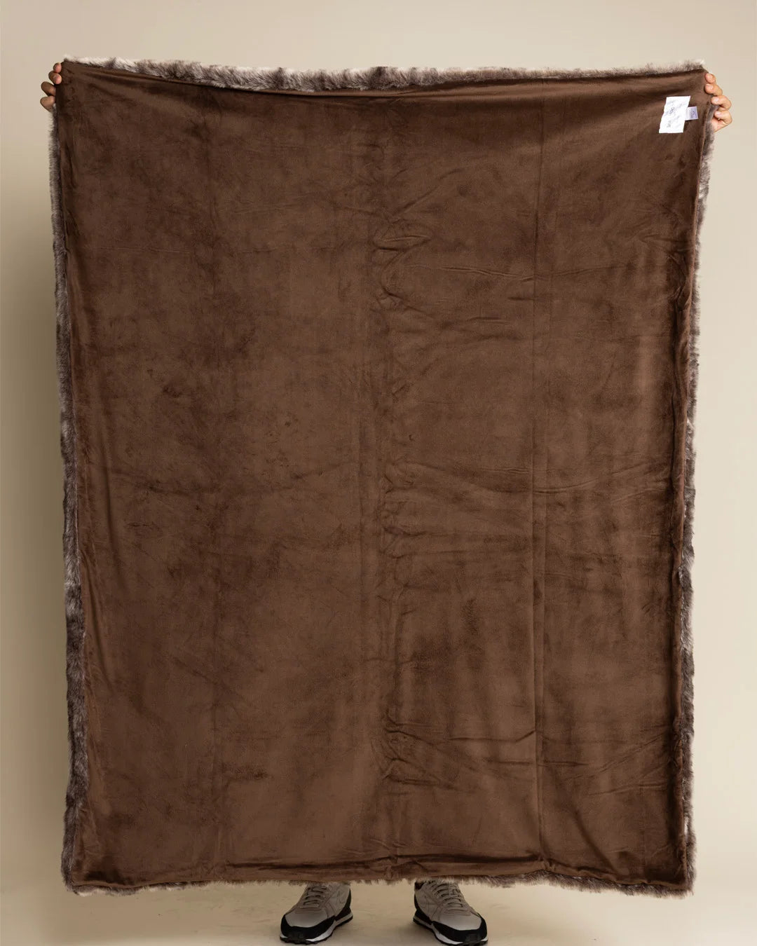 Signature Collection Faux Fur Throw | Silver Chinchilla