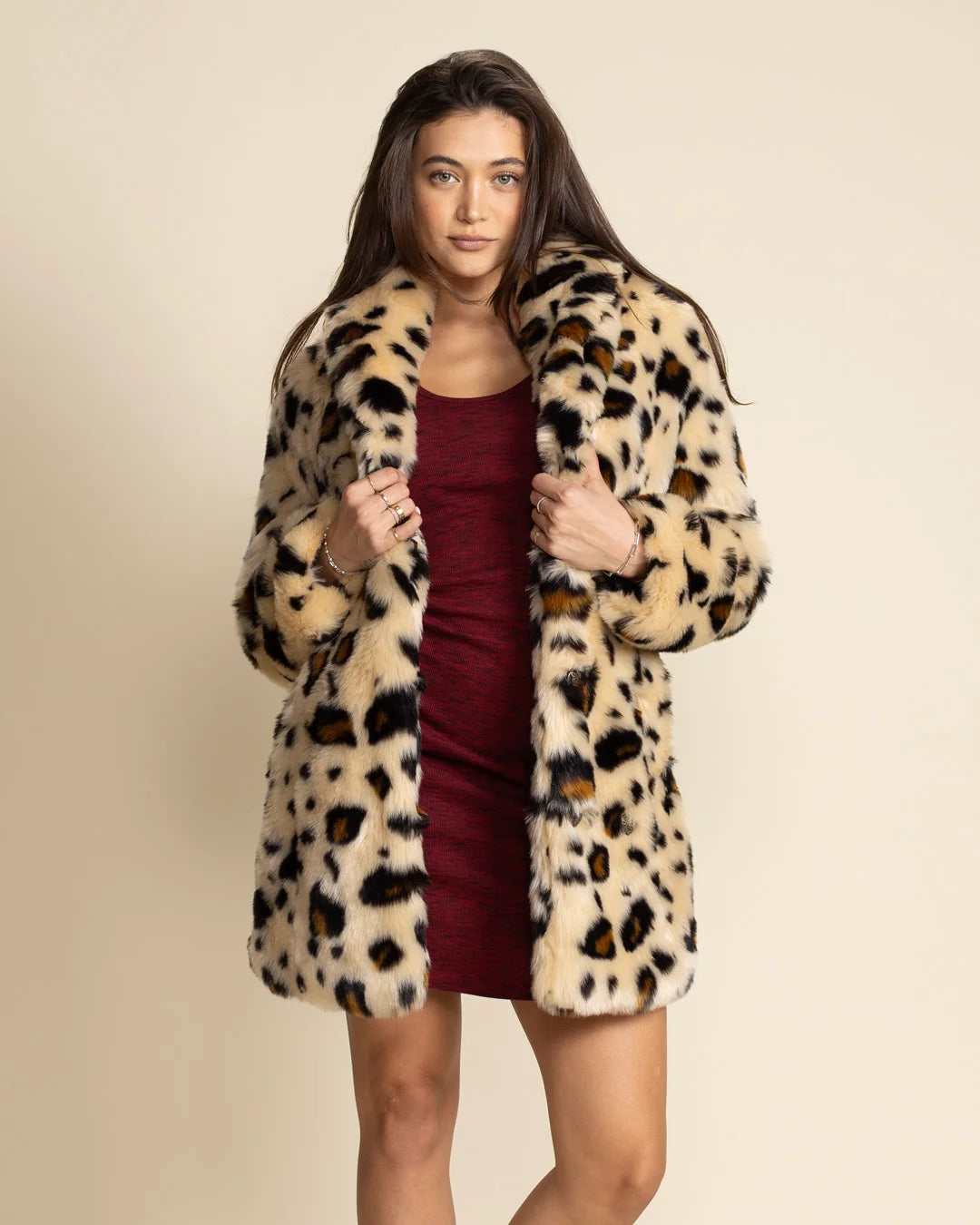 Women's Faux Fur Coat | Sinai Leopard