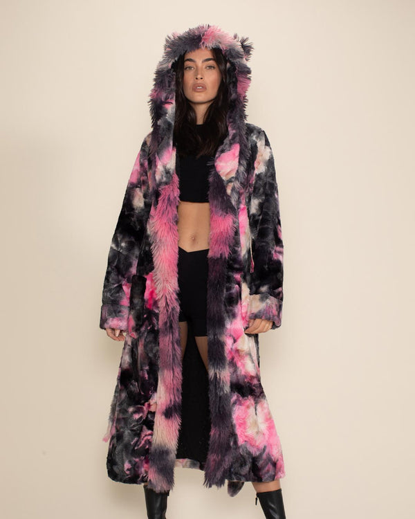 Ink Spotted Leopard Collector Edition Faux Fur Style Robe | Women's ...