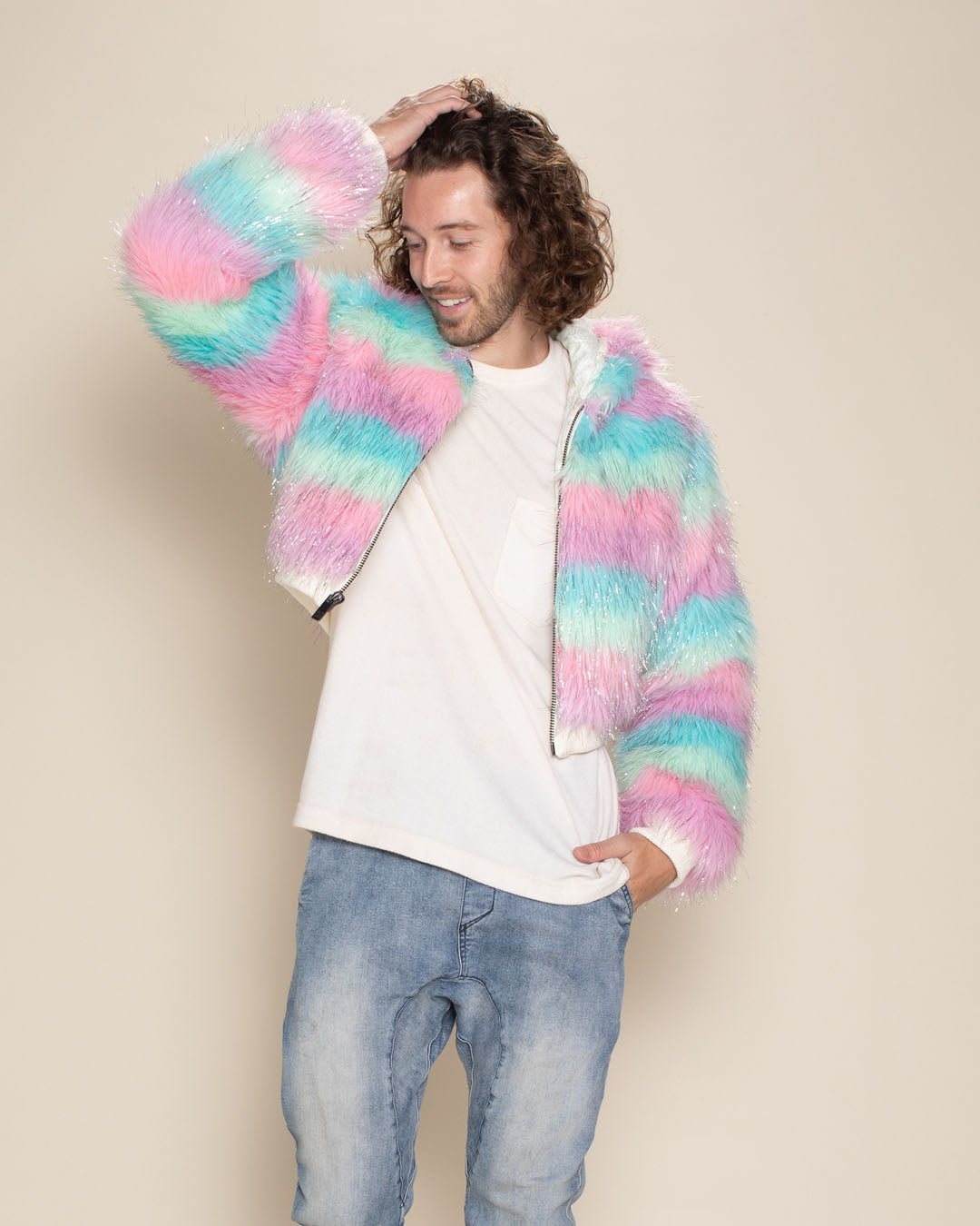 Studior330 | ECO FUR CROPPED JACKET | 美品