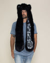 Santa Fe Black Wolf Luxe Collector Edition Faux Fur Hood | Men's